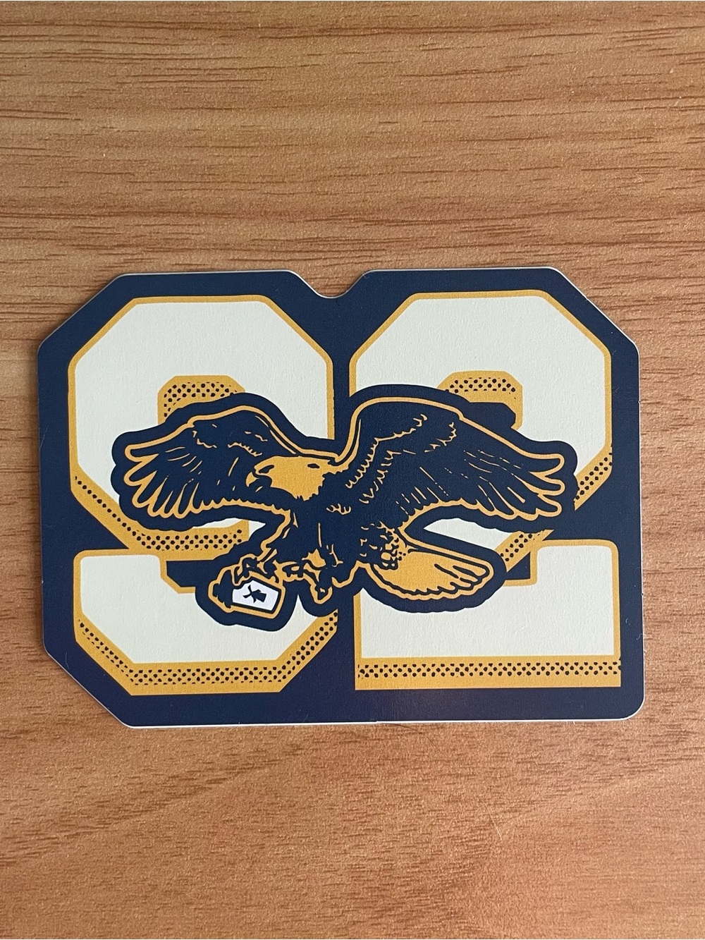 Dutch Bros Coffee August 2026 School Spirit Limited Edition Sticker Blue Yellow
